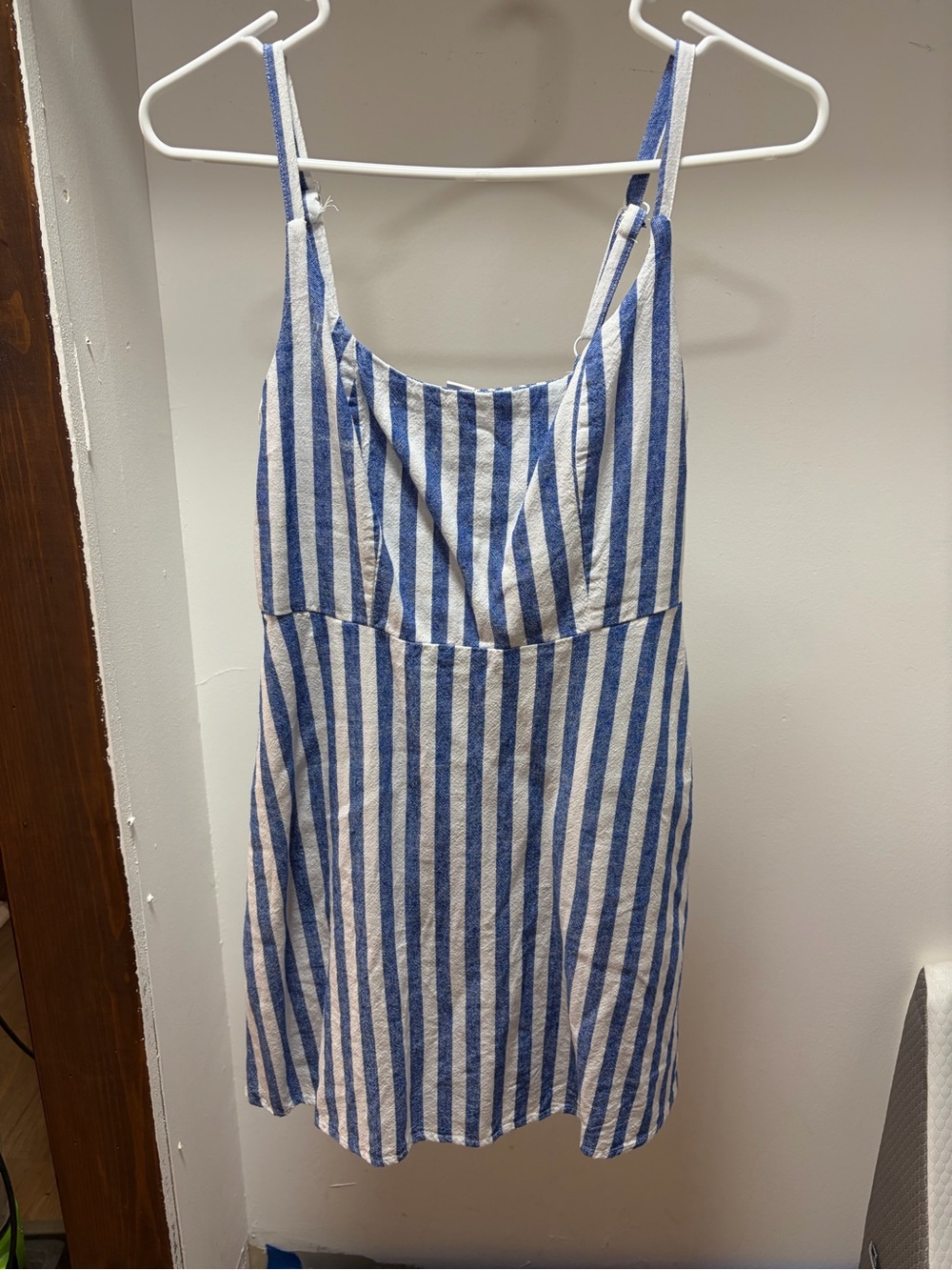 Old Navy Blue and White Striped Sundress